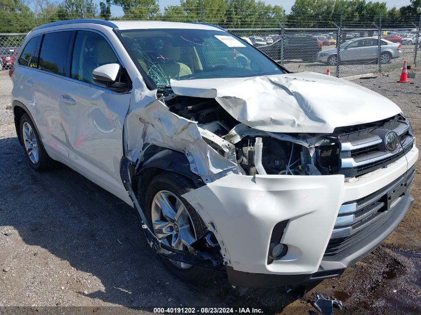 2017 Toyota Highlander Limited VIN: 5TDDZRFH1HS484021 Lot: 40191202