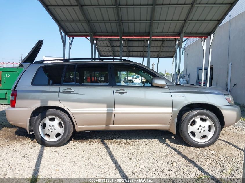 2005 Toyota Highlander Limited V6 VIN: JTEDP21A550049066 Lot: 40191281