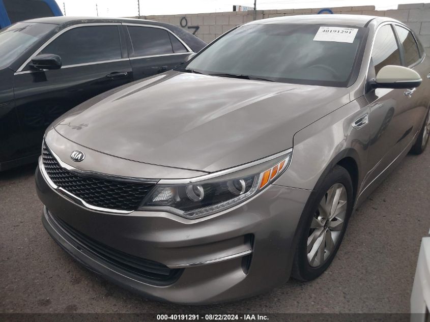 2016 Kia Optima Ex VIN: 5XXGU4L30GG046498 Lot: 40191291