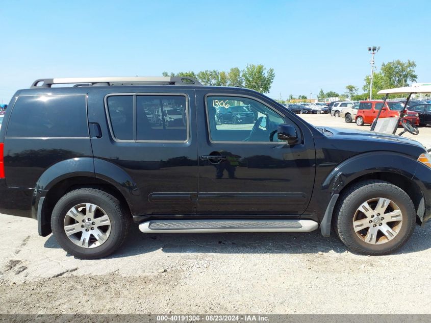 2010 Nissan Pathfinder Se VIN: 5N1AR1NB3AC612666 Lot: 40191306