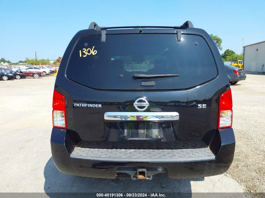 2010 Nissan Pathfinder Se VIN: 5N1AR1NB3AC612666 Lot: 40191306