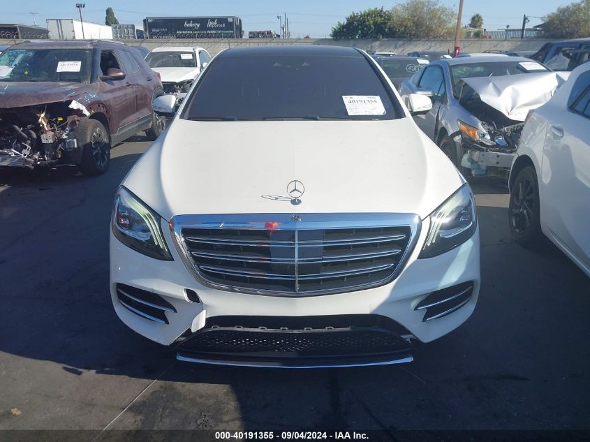 2019 Mercedes-Benz S 560 VIN: WDDUG8DB1KA490989 Lot: 40191355