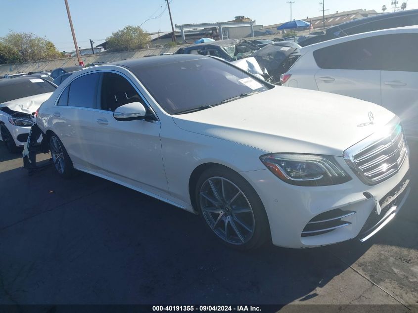 WDDUG8DB1KA490989 2019 MERCEDES-BENZ S CLASS - Image 1