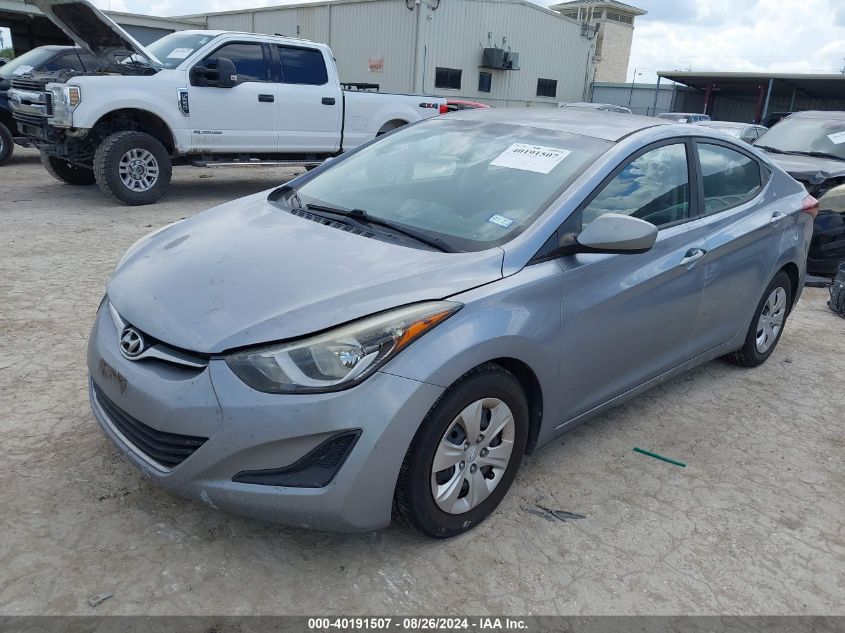 2016 Hyundai Elantra Se/Sport/Limited VIN: 5NPDH4AEXGH748201 Lot: 40277204