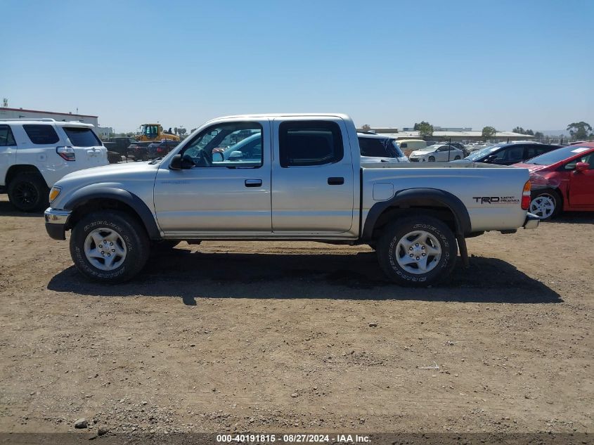 2003 Toyota Tacoma Prerunner V6 VIN: 5TEGN92N93Z218939 Lot: 40191815