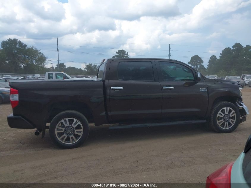 2019 Toyota Tundra 1794 5.7L V8 VIN: 5TFAY5F12KX841743 Lot: 40191816