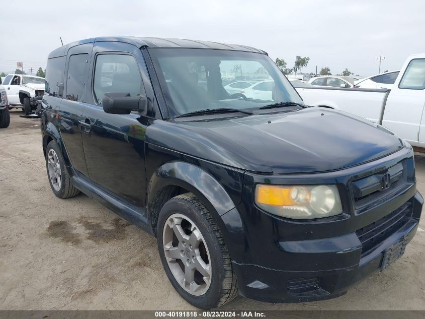 2007 Honda Element Sc VIN: 5J6YH18917L003626 Lot: 40191818
