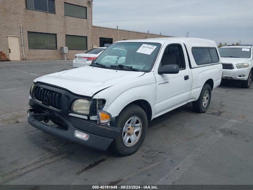 5TENL42NX1Z786498 2001 Toyota Tacoma