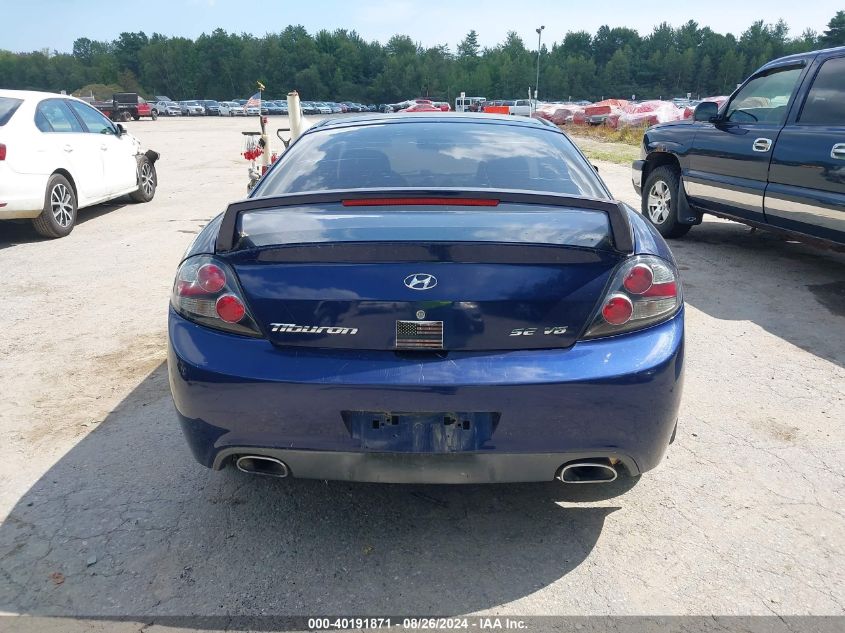 2007 Hyundai Tiburon Gt/Gt Limited/Se VIN: KMHHN66F37U258093 Lot: 40191871
