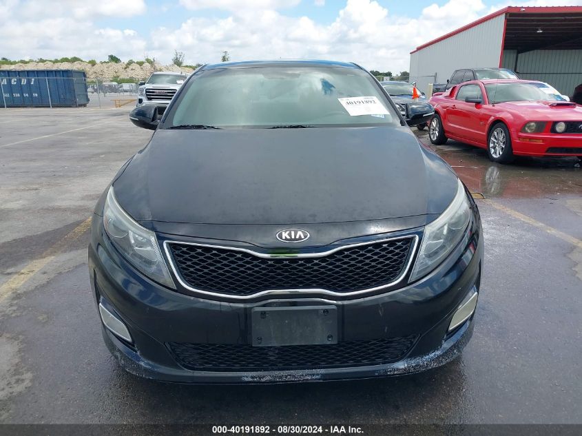 2014 Kia Optima Ex VIN: 5XXGN4A72EG274986 Lot: 40191892