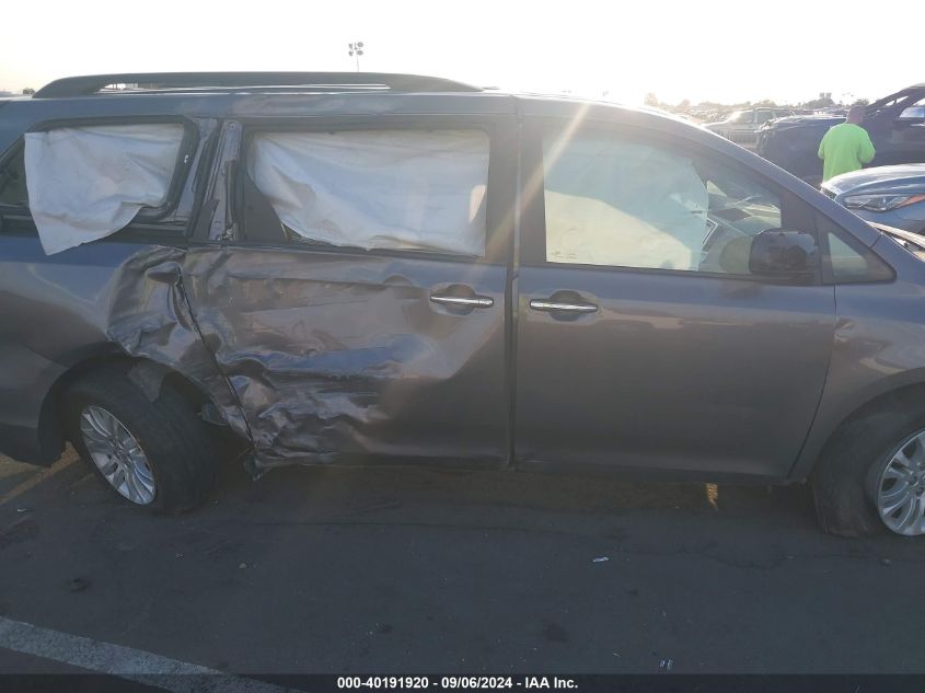 2014 Toyota Sienna Xle V6 8 Passenger VIN: 5TDYK3DC7ES519179 Lot: 40191920