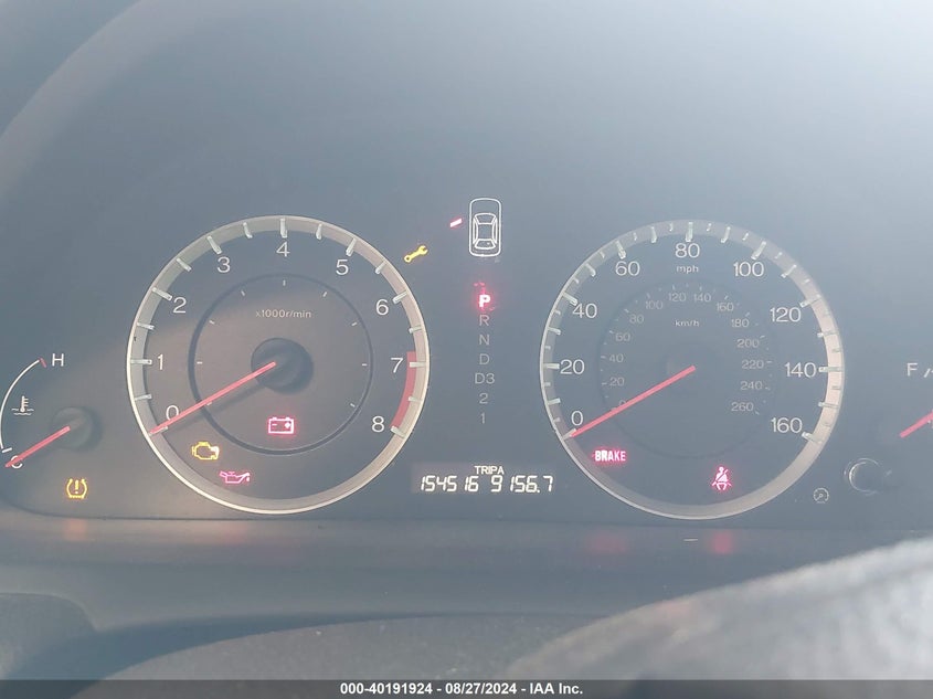 2011 Honda Accord 2.4 Lx-P VIN: 1HGCP2F49BA140108 Lot: 40191924