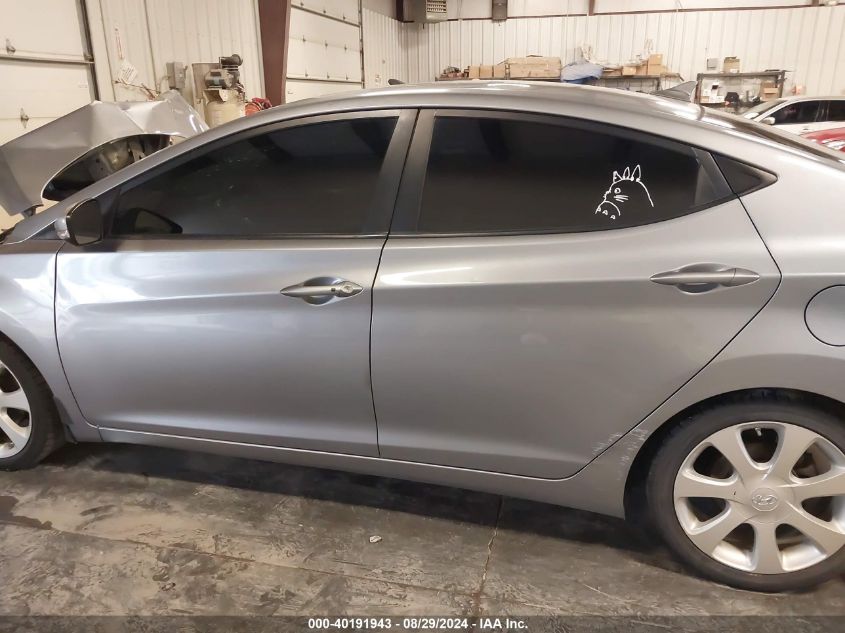 2013 Hyundai Elantra Limited VIN: KMHDH4AE9DU605057 Lot: 40191943