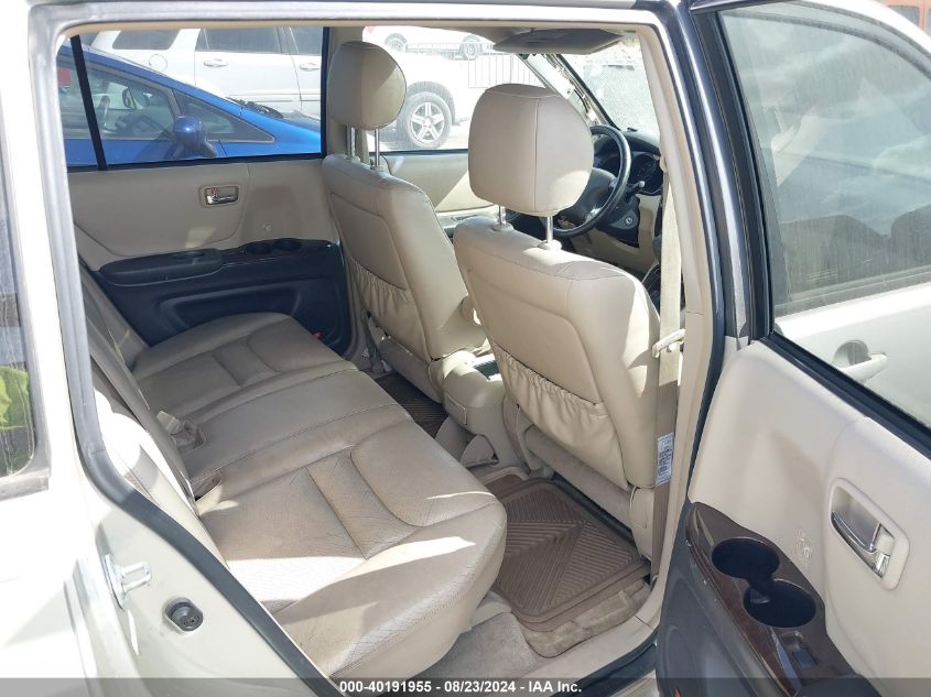 2003 Toyota Highlander Limited V6 VIN: JTEHF21A330103742 Lot: 40191955