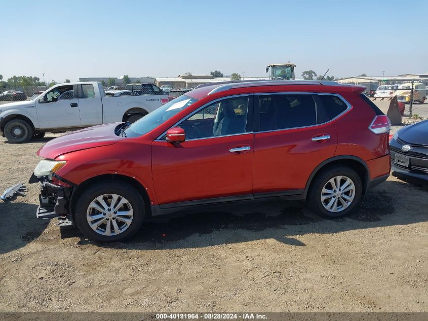 2014 Nissan Rogue Sv VIN: 5N1AT2MT3EC821901 Lot: 40191964