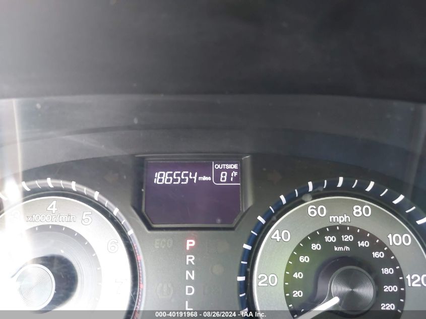 2012 Honda Odyssey Ex-L VIN: 5FNRL5H6XCB027801 Lot: 40191968