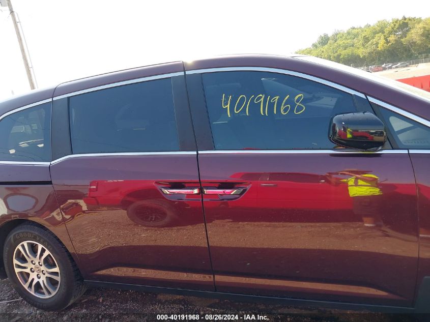 2012 Honda Odyssey Ex-L VIN: 5FNRL5H6XCB027801 Lot: 40191968