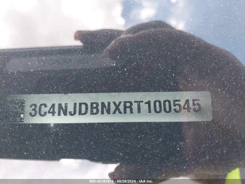 2024 Jeep Compass Latitude 4X4 VIN: 3C4NJDBNXRT100545 Lot: 40191974