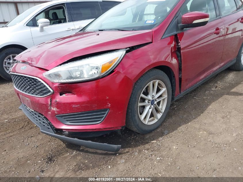 2015 Ford Focus Se VIN: 1FADP3F21FL287501 Lot: 40192001