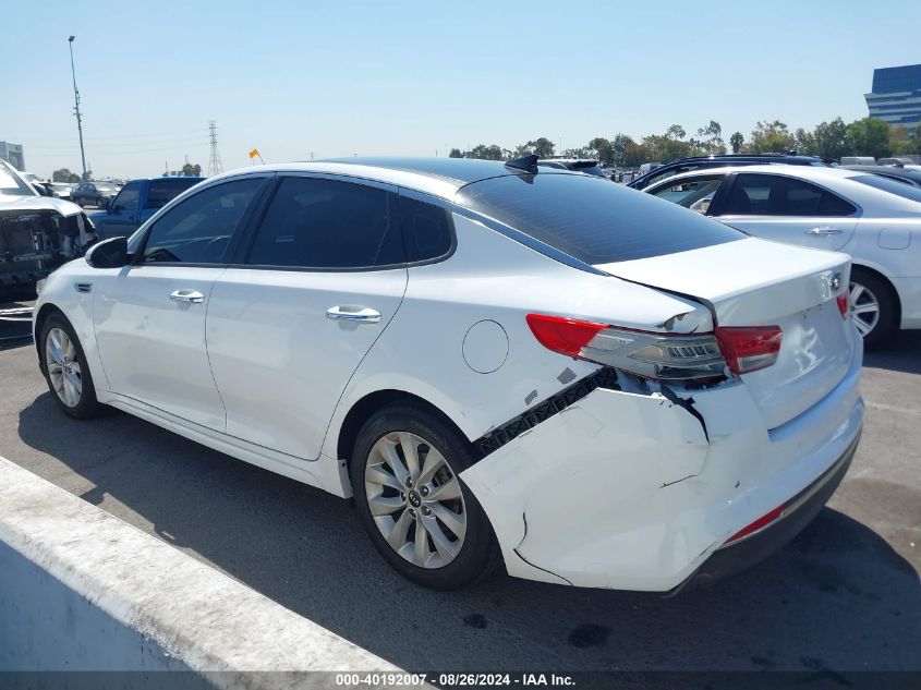 2017 KIA OPTIMA EX - 5XXGU4L38HG172271