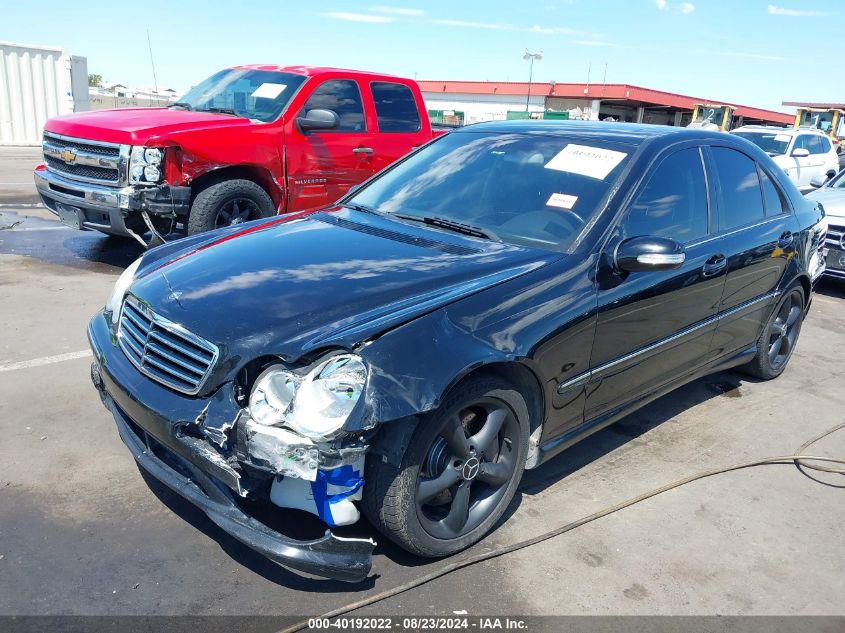 2005 Mercedes-Benz C 230 Kompressor Sport VIN: WDBRF40J95F605031 Lot: 40192022