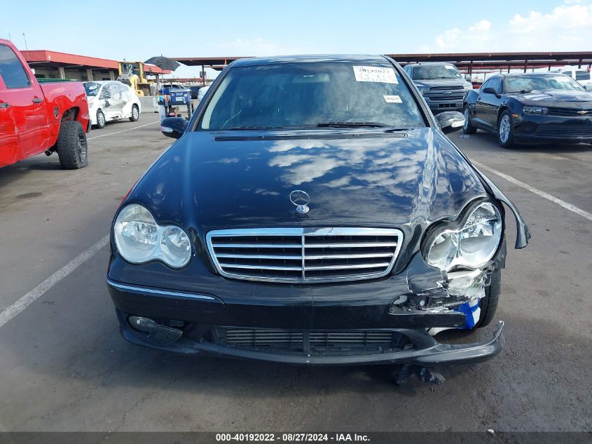 2005 Mercedes-Benz C 230 Kompressor Sport VIN: WDBRF40J95F605031 Lot: 40192022