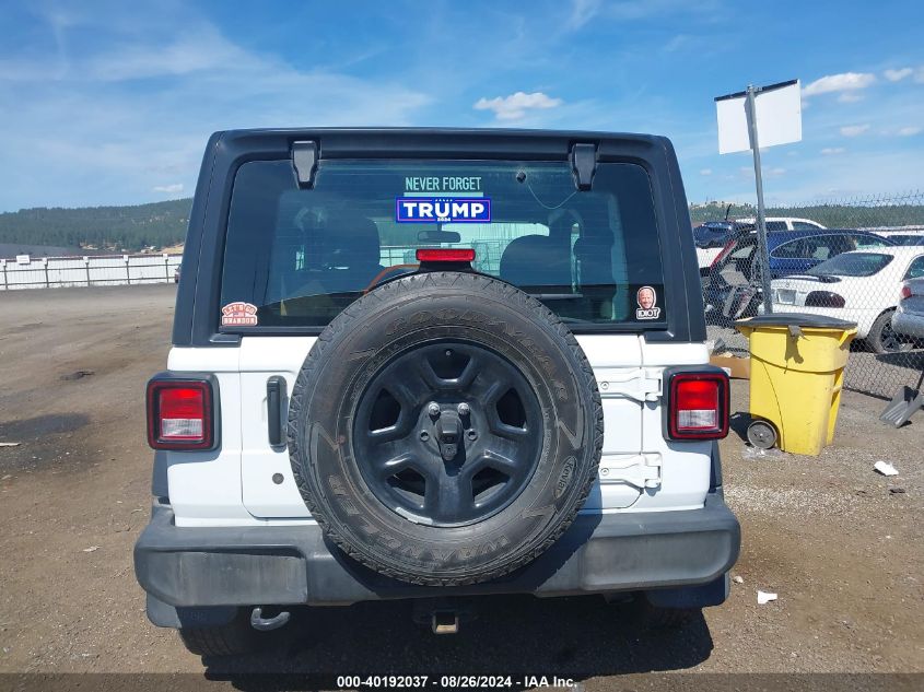 2018 Jeep Wrangler Sport 4X4 VIN: 1C4GJXAG7JW317305 Lot: 40192037