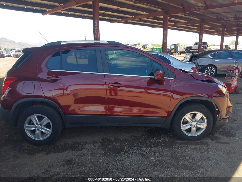 2016 Chevrolet Trax Lt VIN: 3GNCJPSB2GL256193 Lot: 40192050