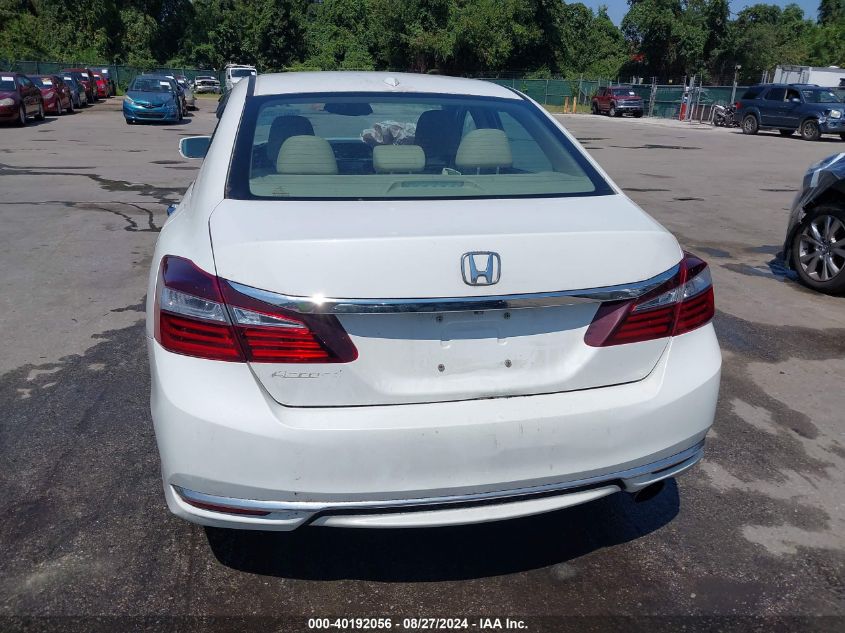 2016 Honda Accord Ex-L VIN: 1HGCR2F89GA005201 Lot: 40192056