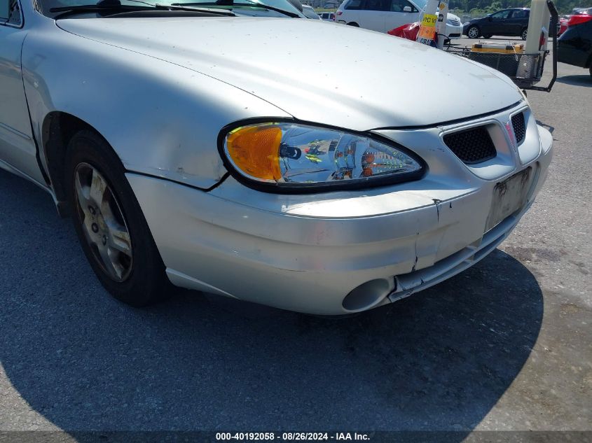 2004 Pontiac Grand Am Se VIN: 1G2NE52F44M526592 Lot: 40192058