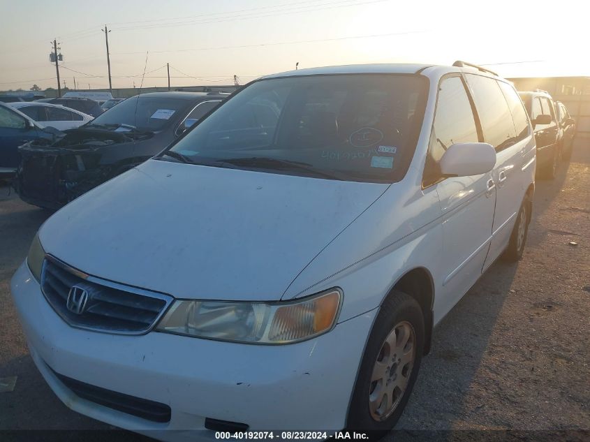 2002 Honda Odyssey Ex-L VIN: 2HKRL18932H523672 Lot: 40192074