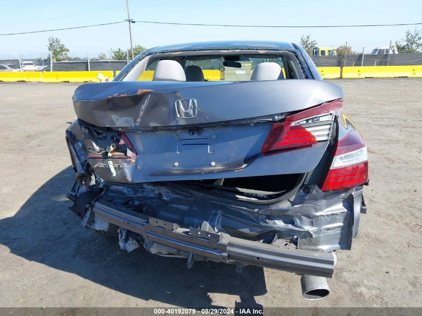 2016 Honda Accord Lx VIN: 1HGCR2F36GA232642 Lot: 40192079