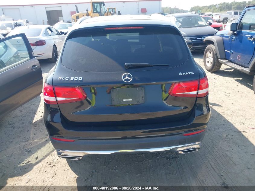 2016 Mercedes-Benz Glc 300 4Matic VIN: WDC0G4KB6GF074672 Lot: 40192086