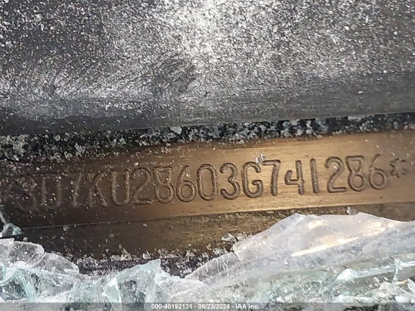 2003 Dodge Ram 2500 Slt/Laramie/St VIN: 3D7KU28603G741286 Lot: 40192131