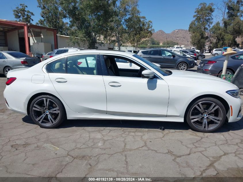 2021 BMW 330I VIN: 3MW5R1J0XM8B72917 Lot: 40192139