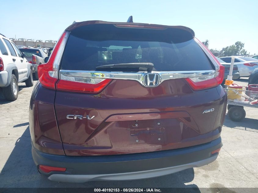 2018 Honda Cr-V Ex VIN: 7FARW2H54JE038730 Lot: 40192153