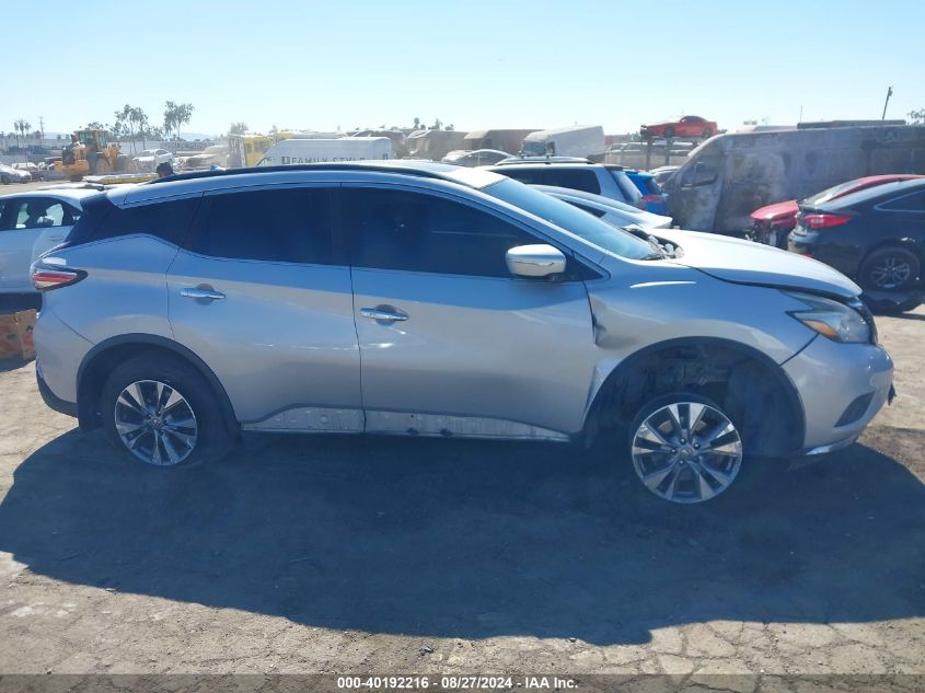 2015 Nissan Murano Sv VIN: 5N1AZ2MH2FN228272 Lot: 40192216