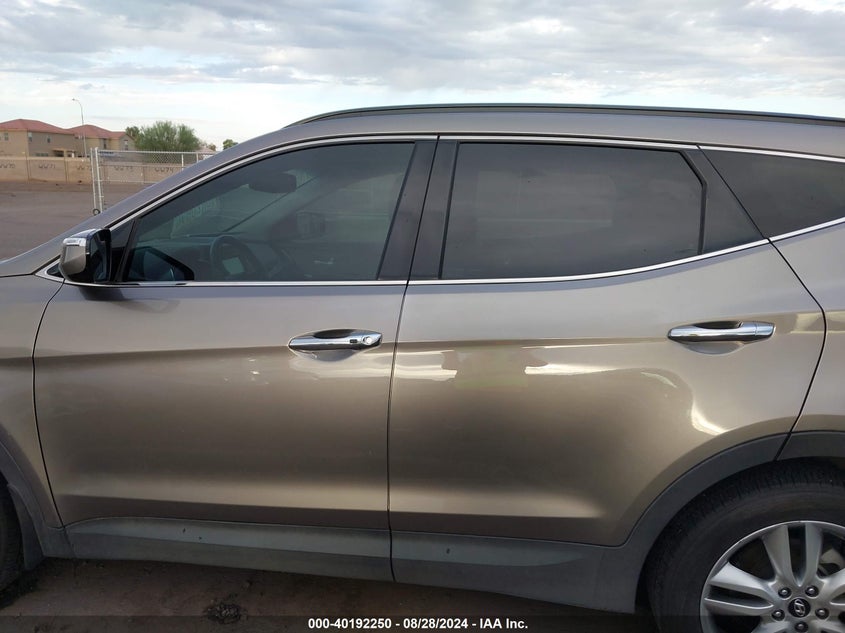 2014 HYUNDAI SANTA FE SPORT 2.0L TURBO - 5XYZUDLA2EG223648