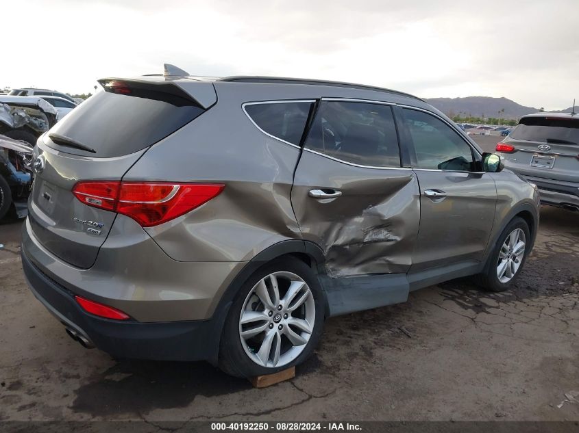 2014 HYUNDAI SANTA FE SPORT 2.0L TURBO - 5XYZUDLA2EG223648