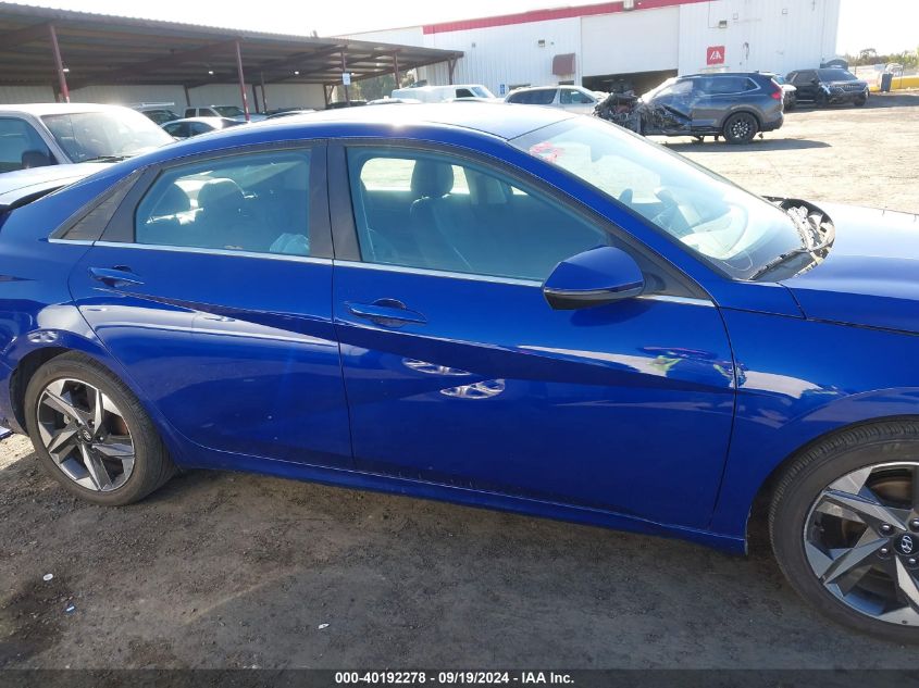 5NPLP4AGXNH067839 2022 Hyundai Elantra Limited