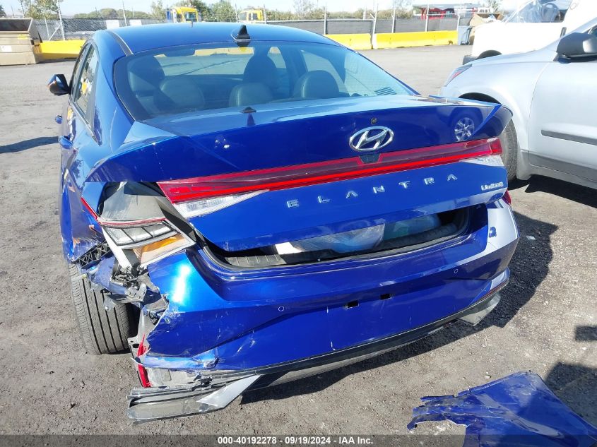 5NPLP4AGXNH067839 2022 Hyundai Elantra Limited