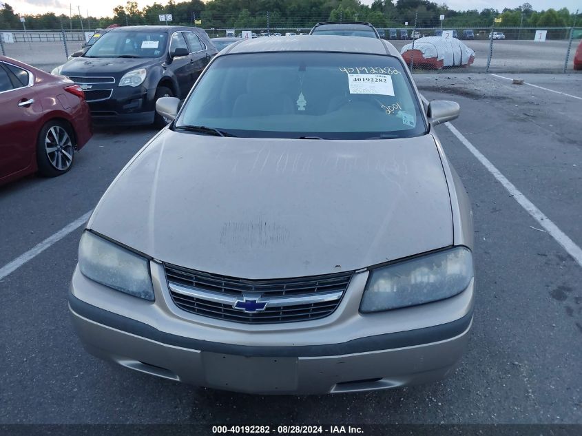 2001 Chevrolet Impala VIN: 2G1WF52E919353612 Lot: 40192282