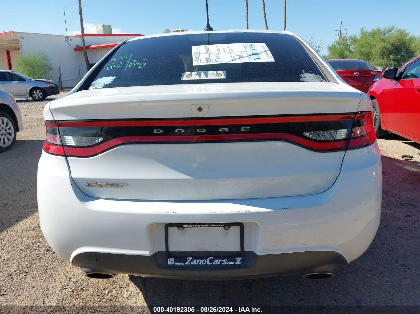 2016 Dodge Dart Sxt VIN: 1C3CDFBB8GD624512 Lot: 40192305