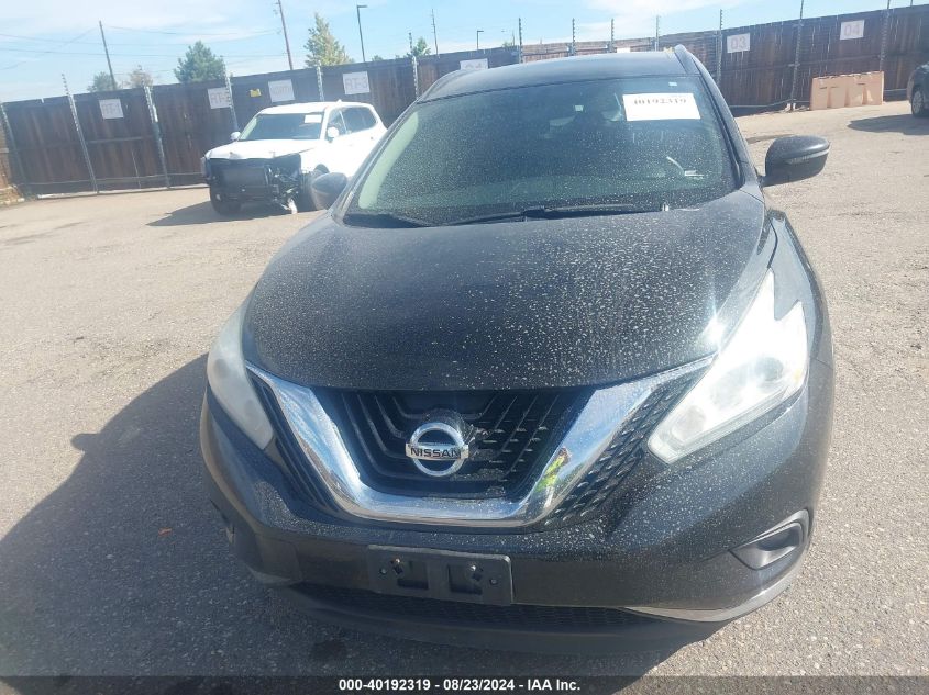 2017 Nissan Murano Sv VIN: 5N1AZ2MH4HN113725 Lot: 40192319