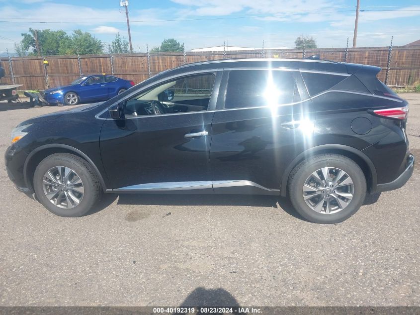 2017 Nissan Murano Sv VIN: 5N1AZ2MH4HN113725 Lot: 40192319