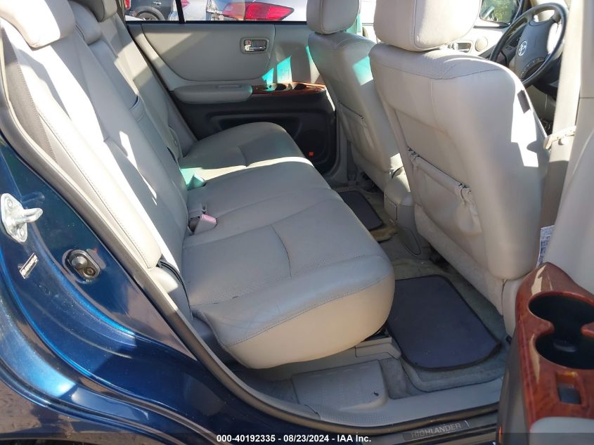 2004 Toyota Highlander Limited V6 VIN: JTEEP21A240051408 Lot: 40192335
