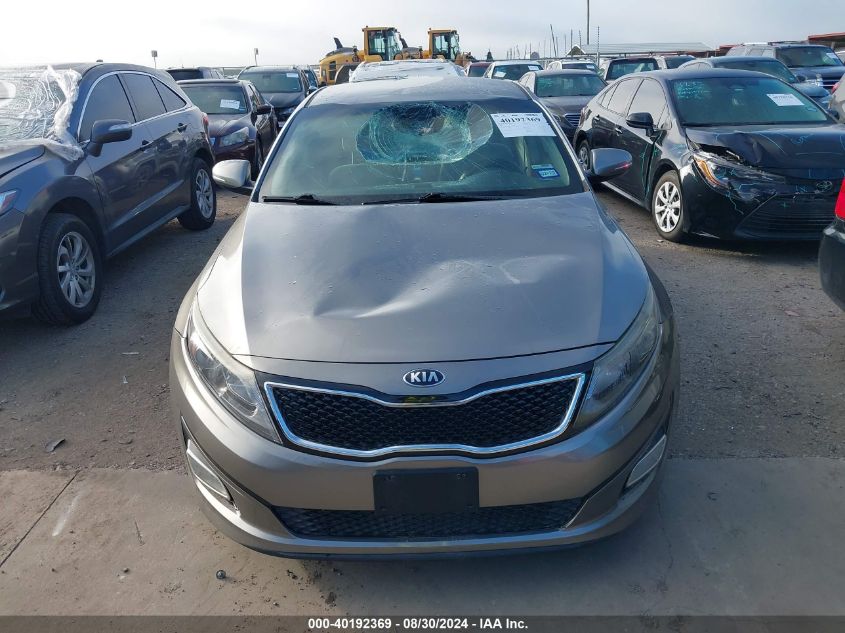 2014 Kia Optima Lx VIN: 5XXGM4A75EG338697 Lot: 40192369