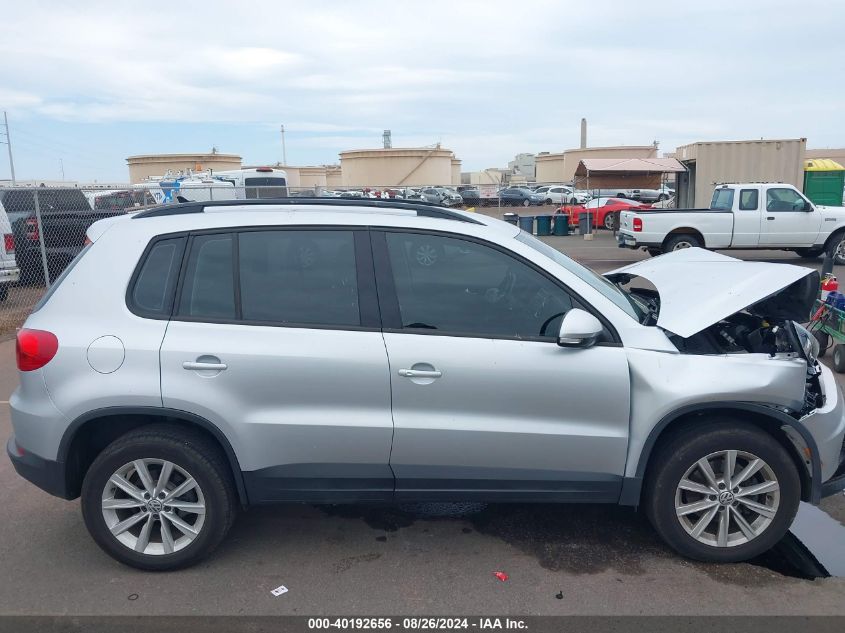 2018 Volkswagen Tiguan Limited 2.0T VIN: WVGAV7AX2JK002988 Lot: 40192656