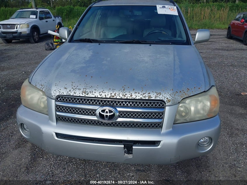 JTEDW21A170020766 2007 Toyota Highlander Hybrid Limited V6