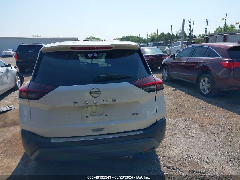 2022 Nissan Rogue Sv Fwd VIN: 5N1BT3BA1NC672450 Lot: 40192949